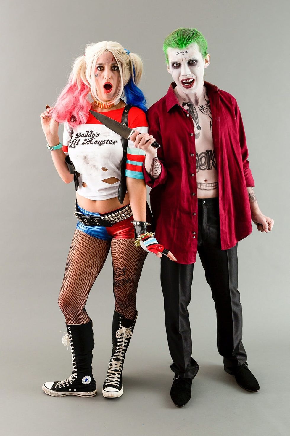 SuicideSquadJokerHarleyQuinnCouplesCostume34