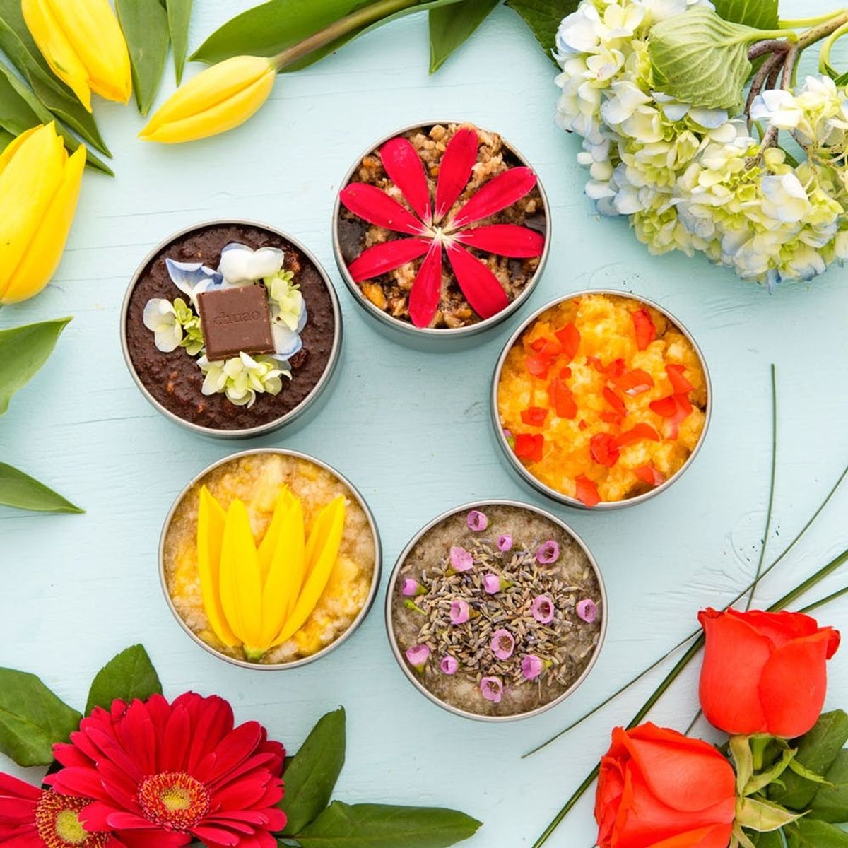 summer floral diy body scrubs