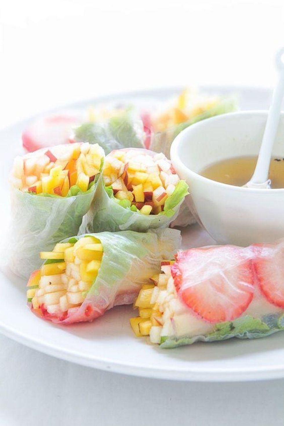 Summer Fruit Spring Rolls