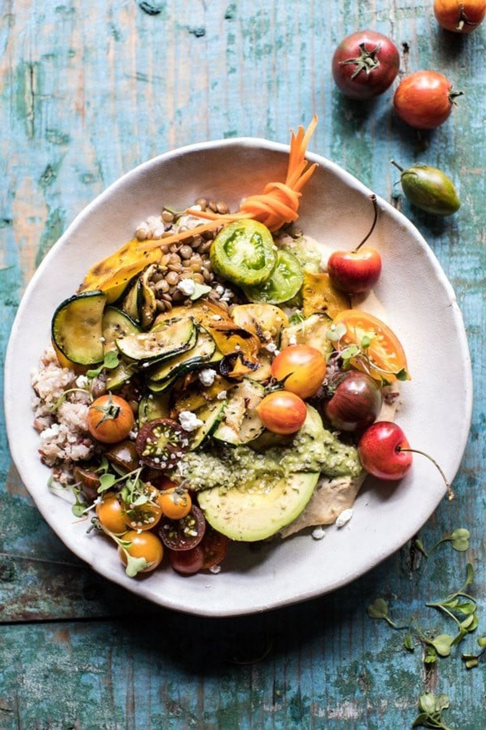 Summer Harvest Veggie + Avocado Quinoa Bowl