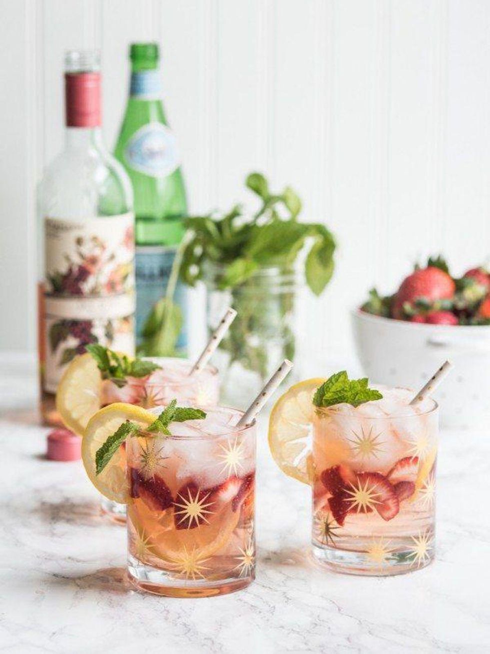 Summer\u2019s Perfect Ros\u00e9 Spritzer summer rose cocktail recipes