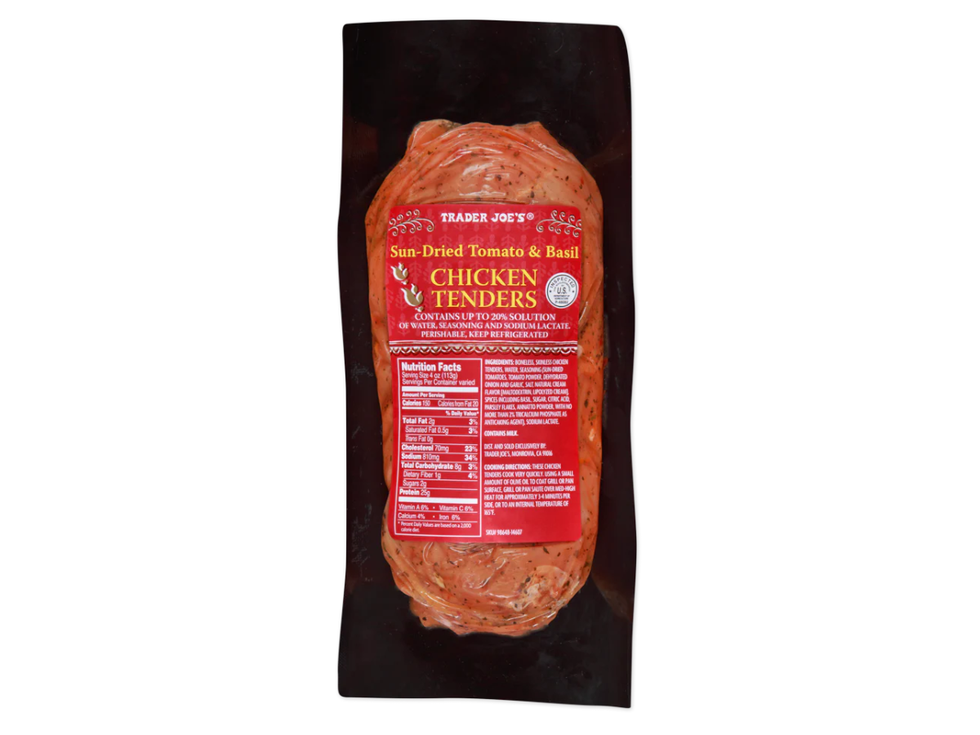 Sun-Dried Tomato & Basil Chicken Tenders