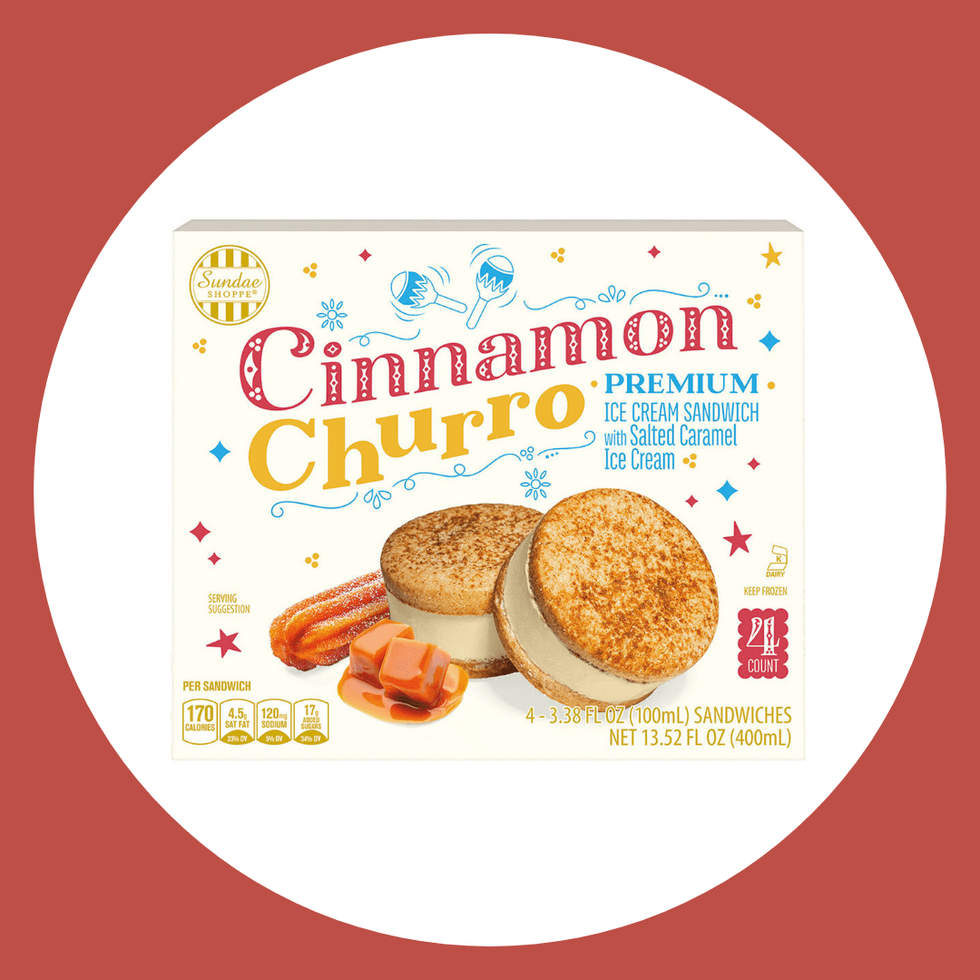 Sundae Shoppe Cinnamon Churro Ice Cream Sandwiches