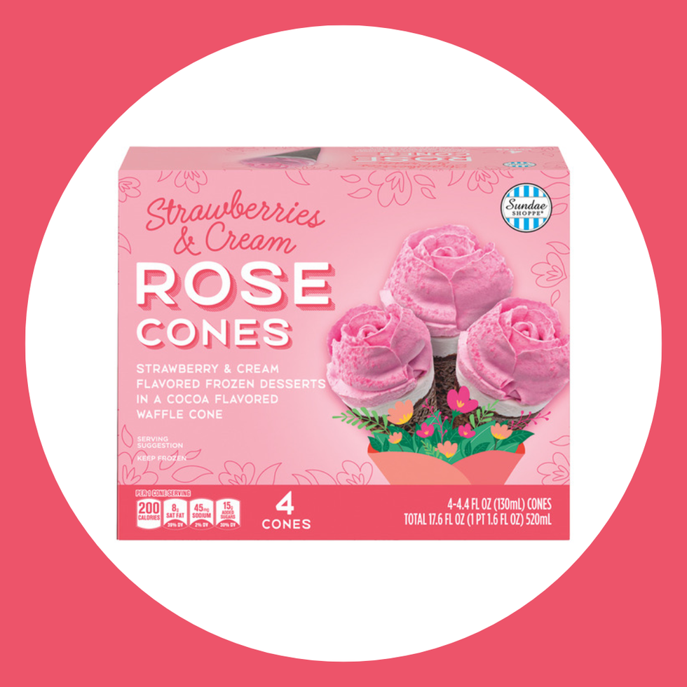 Sundae Shoppe Strawberries & Cream Rose Cones