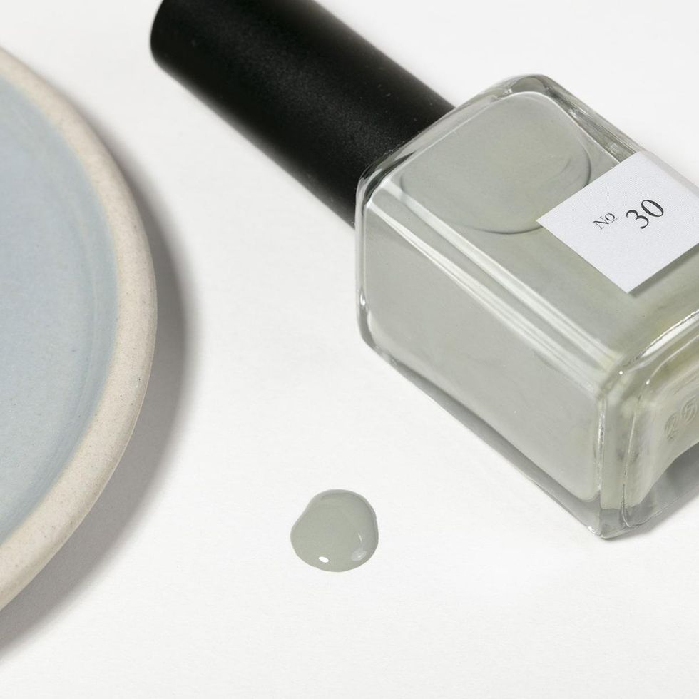 sundays No.30 sage nail polish for winter nails