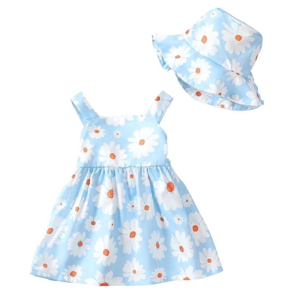 Sundress & Bucket Hat Set