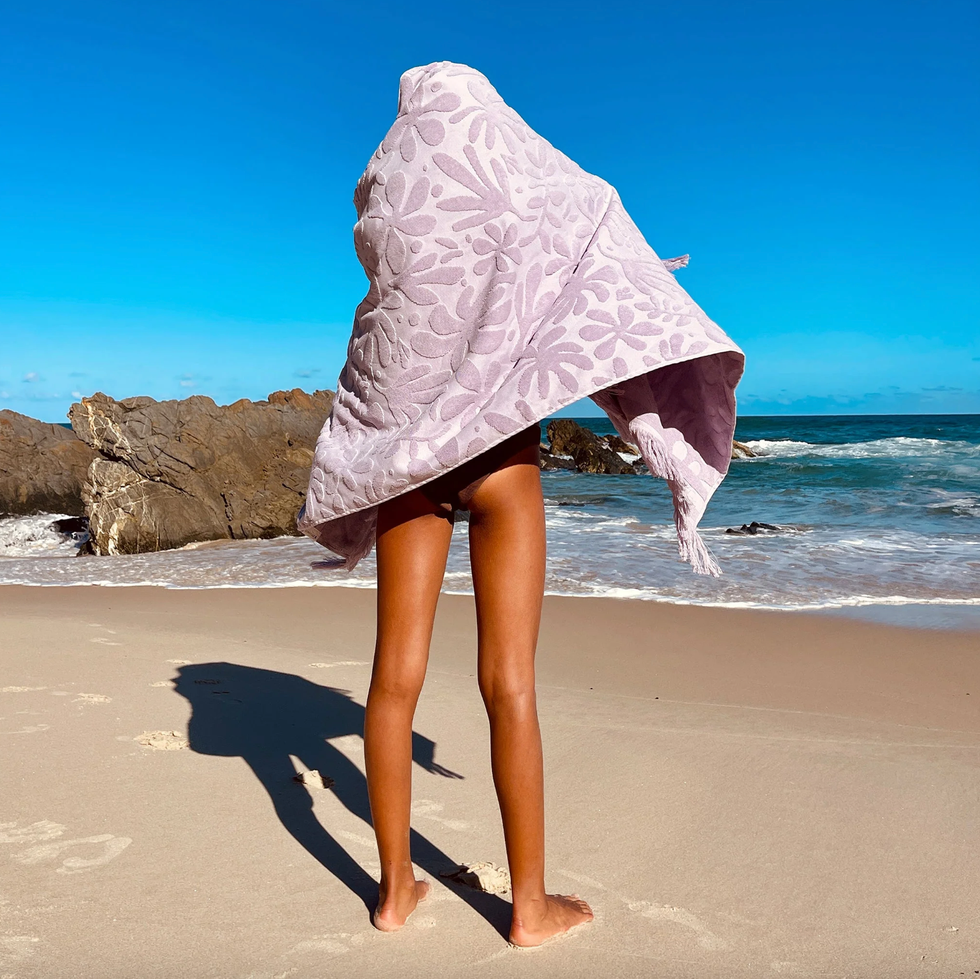 Sunnylife Luxe Towel in Pastel Lilac