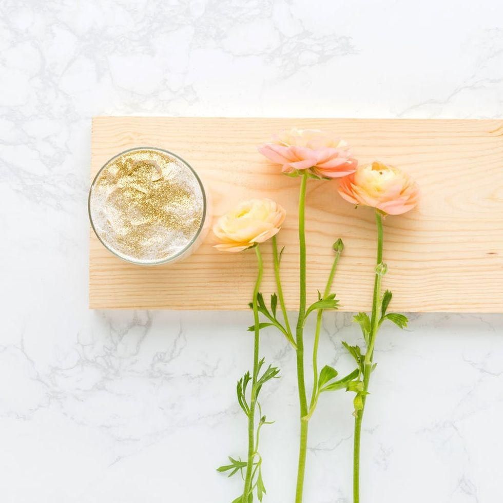 sunscreen with shimmer powder