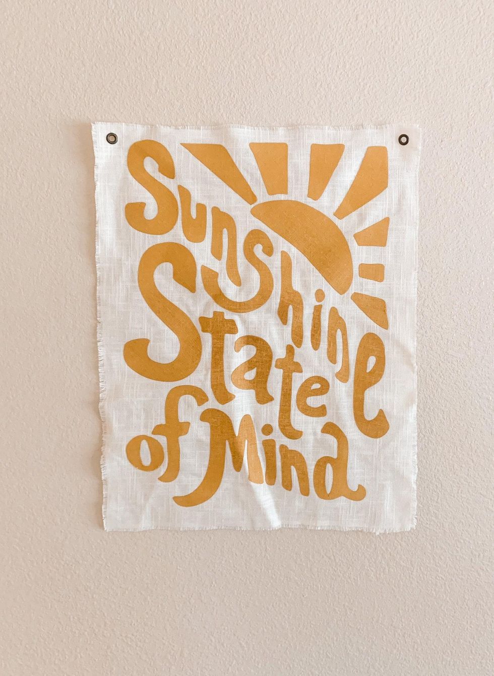 Sunshine State of Mind Linen Tapestry 2023 bedroom decor ideas