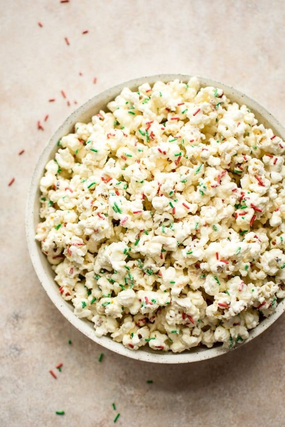 Super Easy Christmas Popcorn