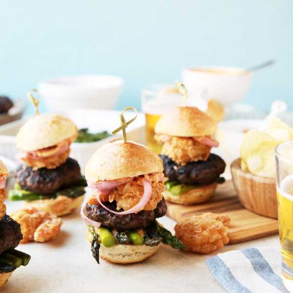 surf 'n' turf slider burger recipes