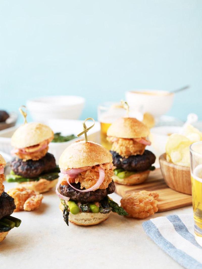 surf 'n' turf slider burger recipes