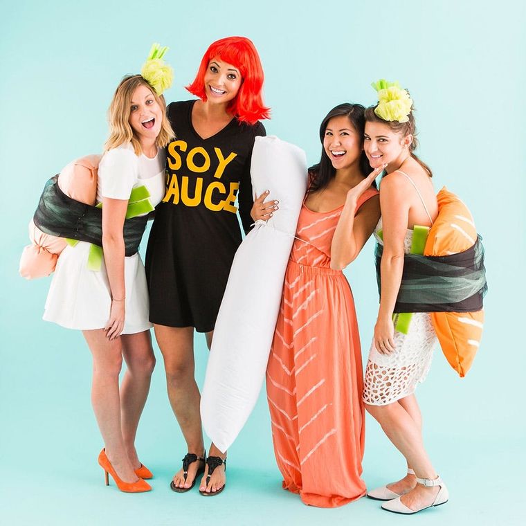 Dress Up like Sushi for the Best Group Halloween Costume Ever - Brit + Co