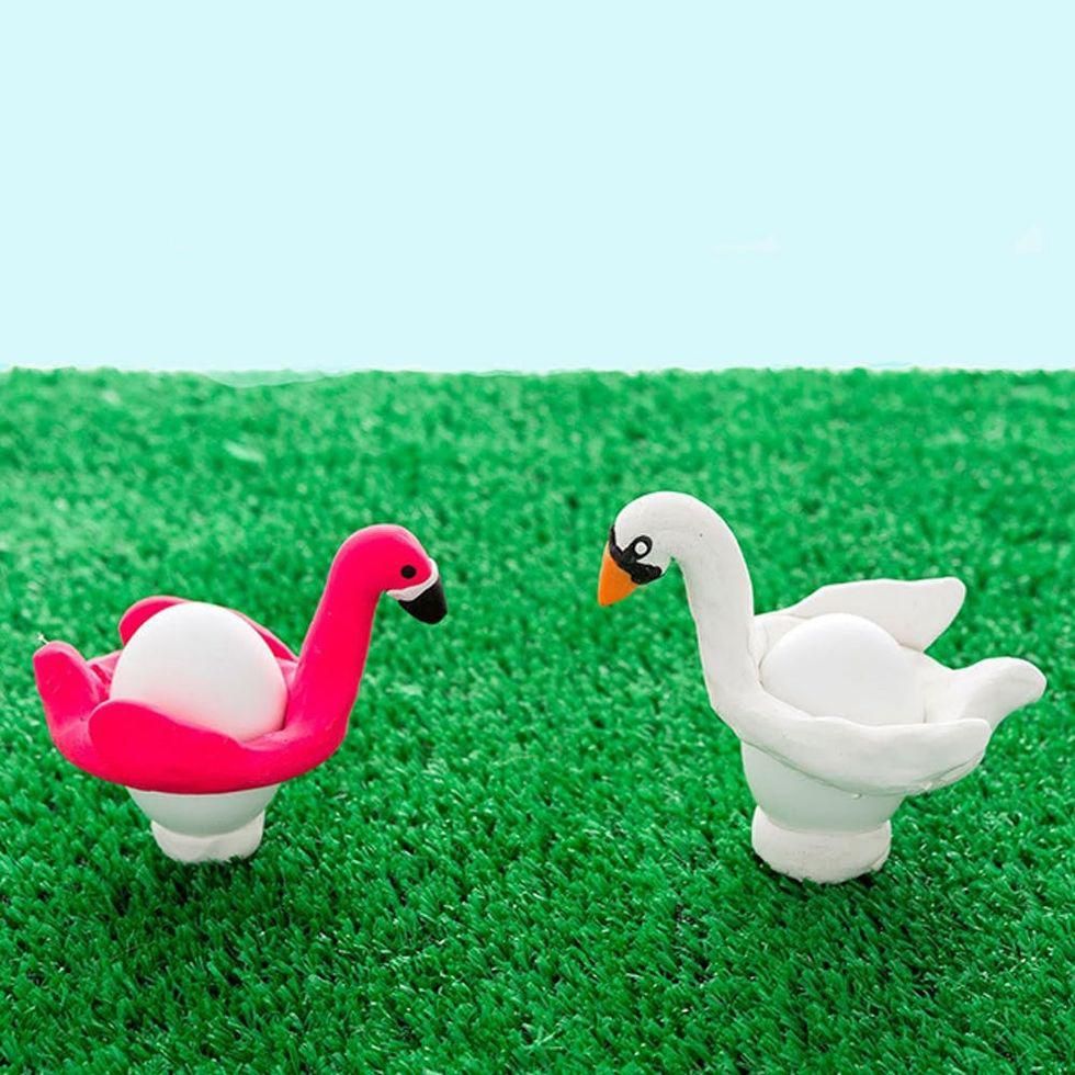Swan + Flamingo Pool Float Egg