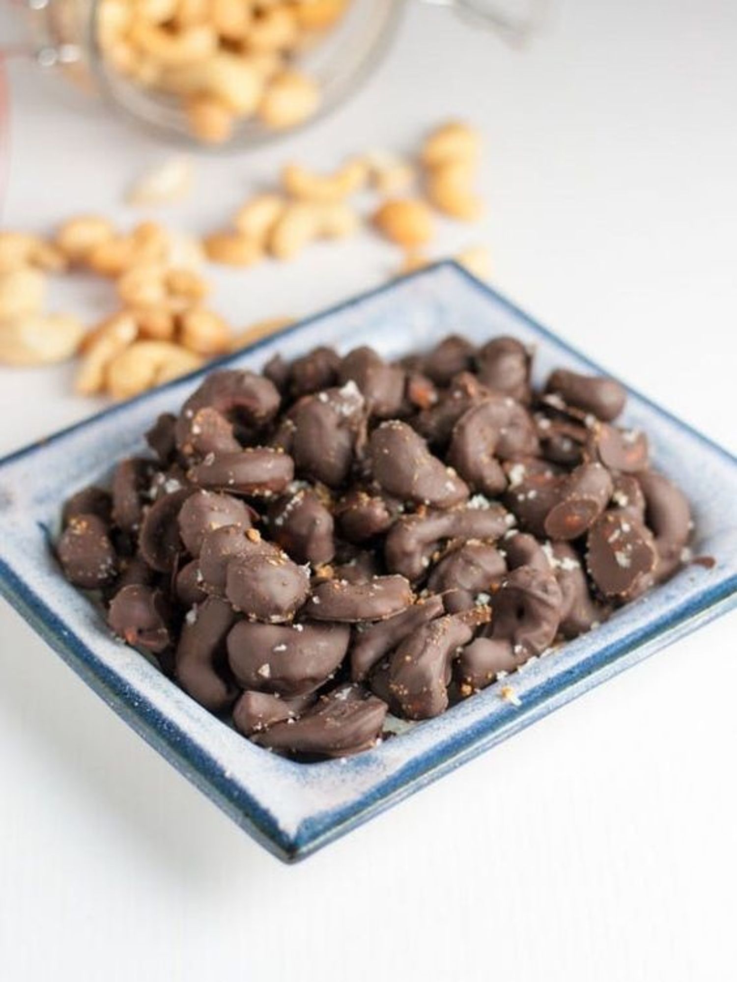 Sweet and Sea Salty Chocolate Cashews