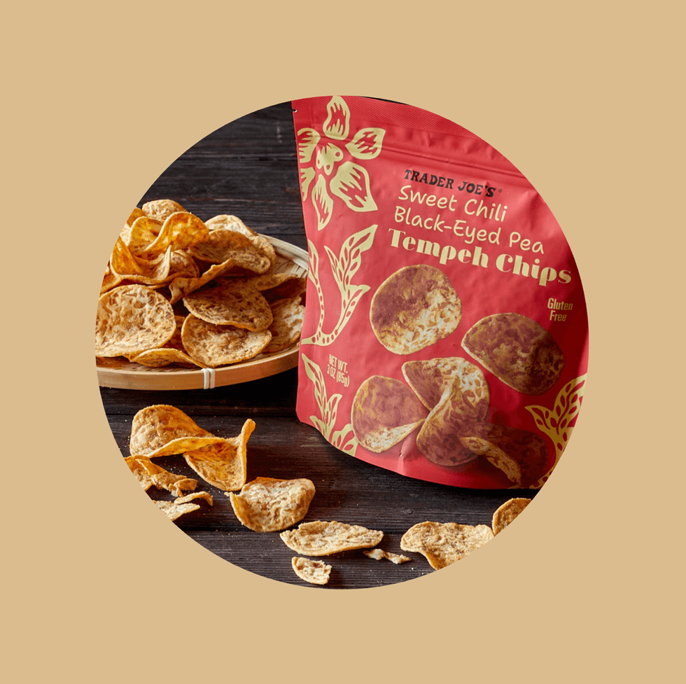 Sweet Chili Black-Eyed Pea Tempeh Chips