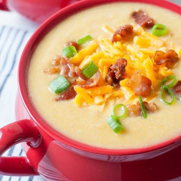 Sweet Potato and Cauliflower Soup