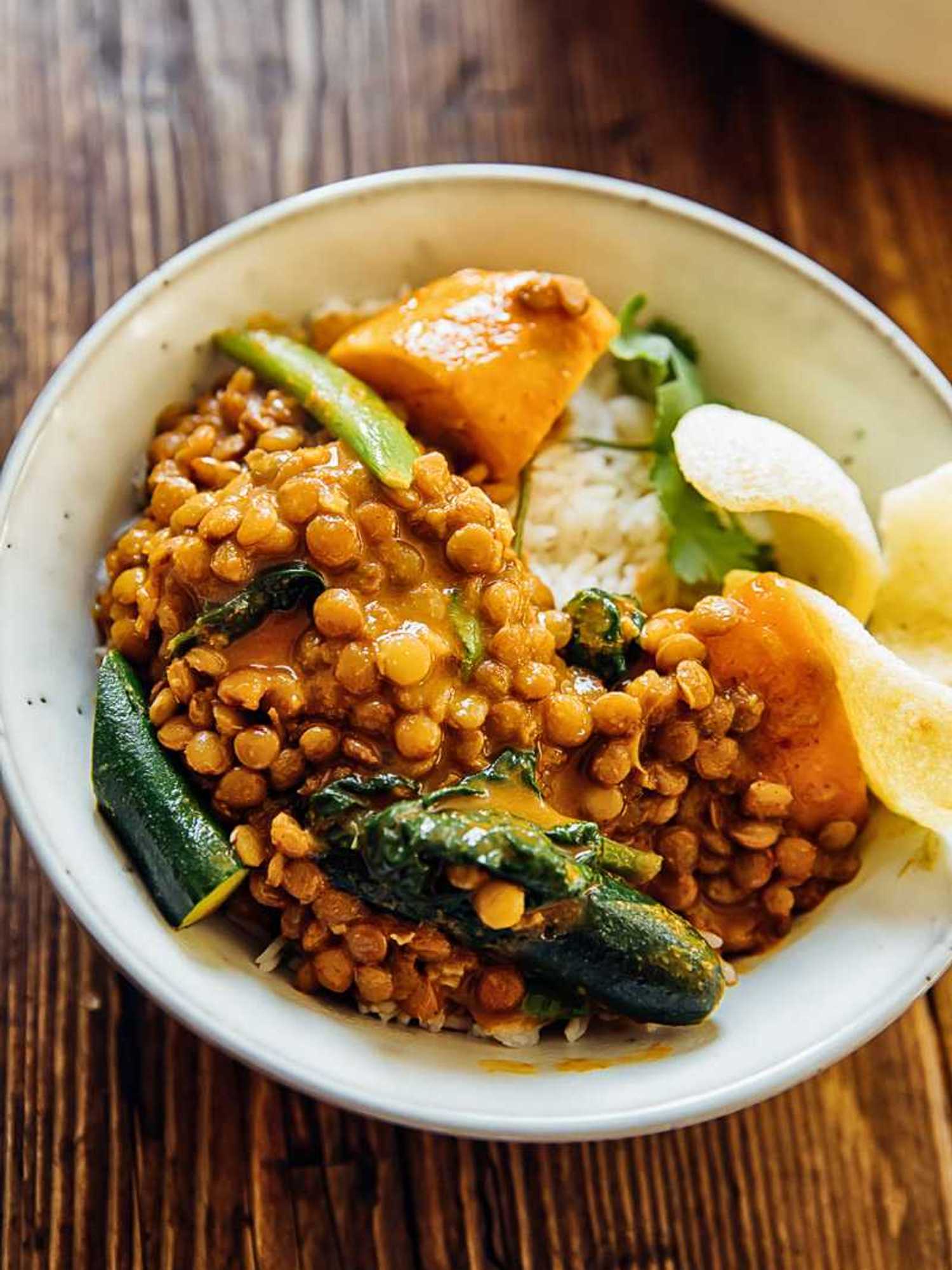 Sweet Potato and Lentil Curry