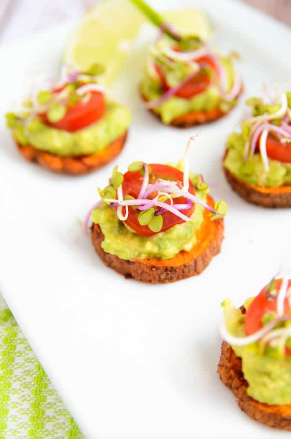 Sweet Potato Avocado Bites
