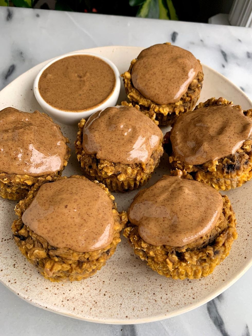 Sweet Potato Banana Oatmeal Muffins