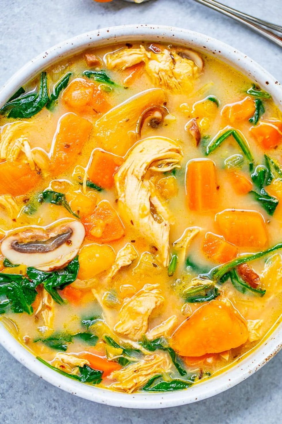 SWEET POTATO CHICKEN SOUP