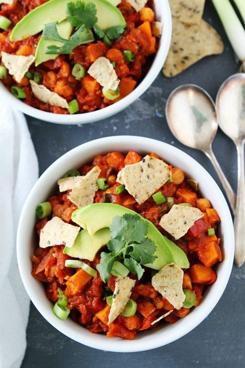 Sweet Potato Chickpea Chili