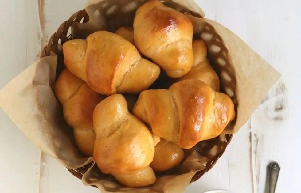 Sweet Potato Crescent Rolls with Whipped Honey Butter