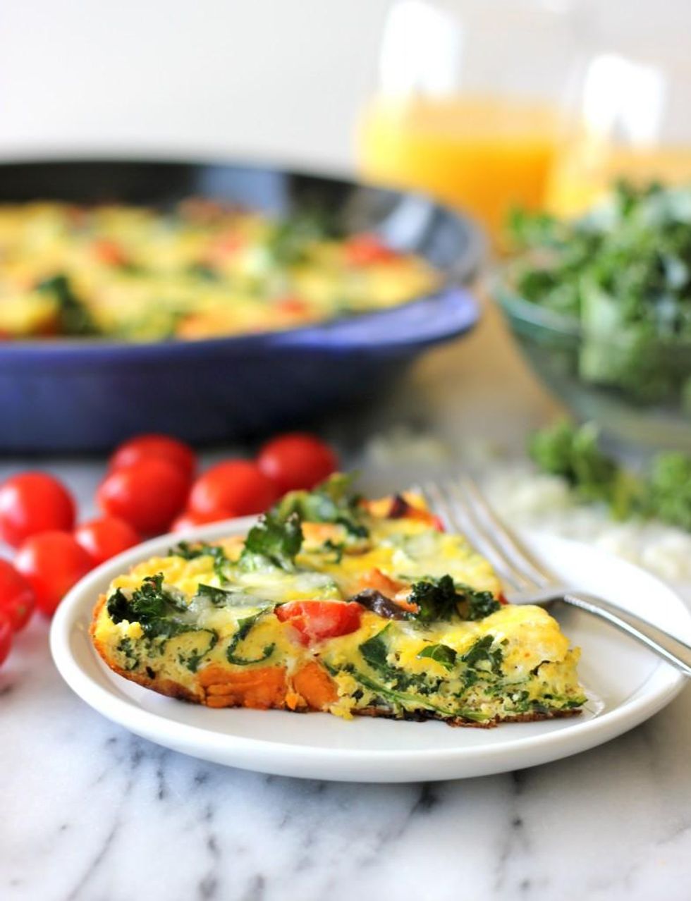 Sweet Potato Kale Frittata