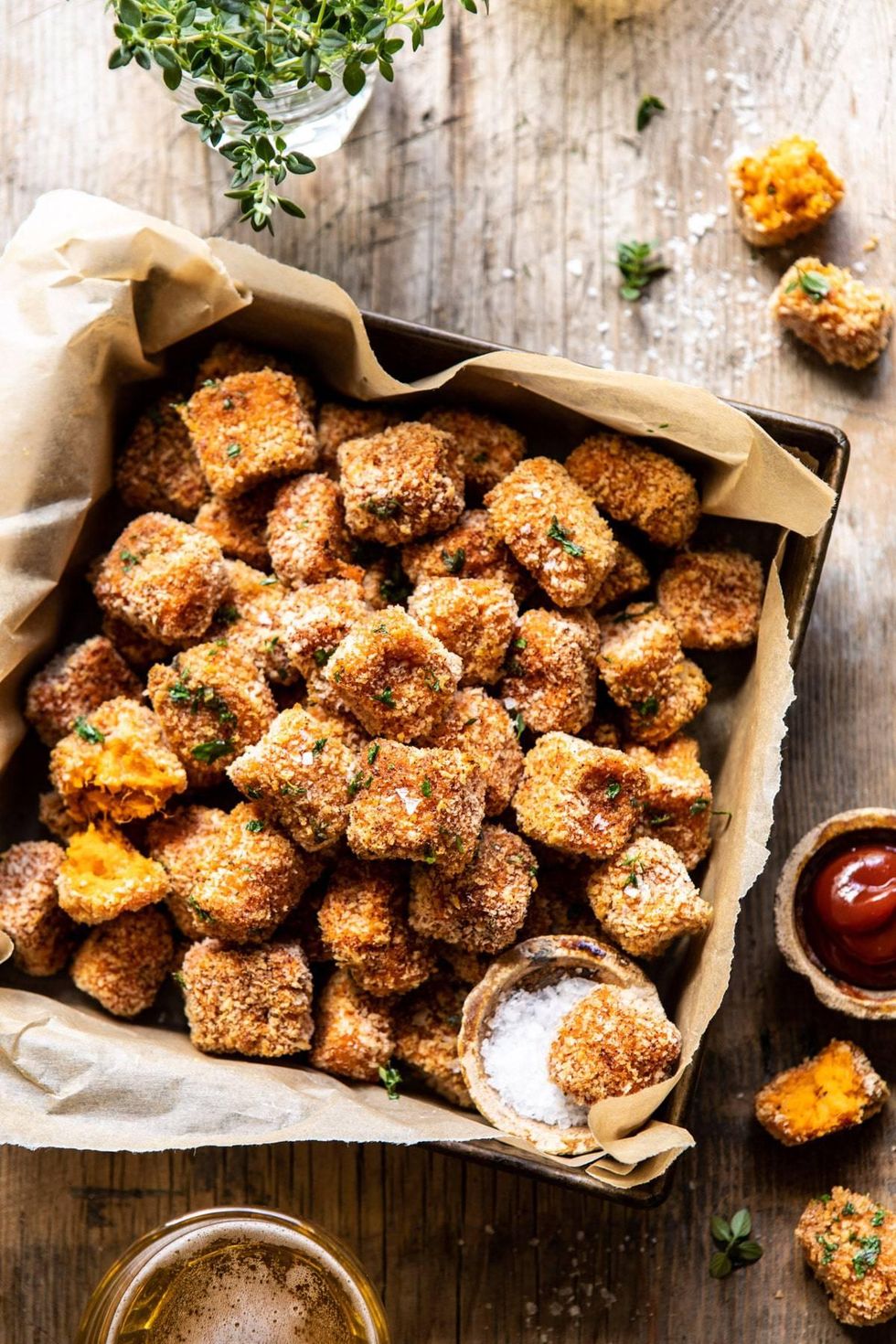 Sweet Potato Parmesan Tater Tots