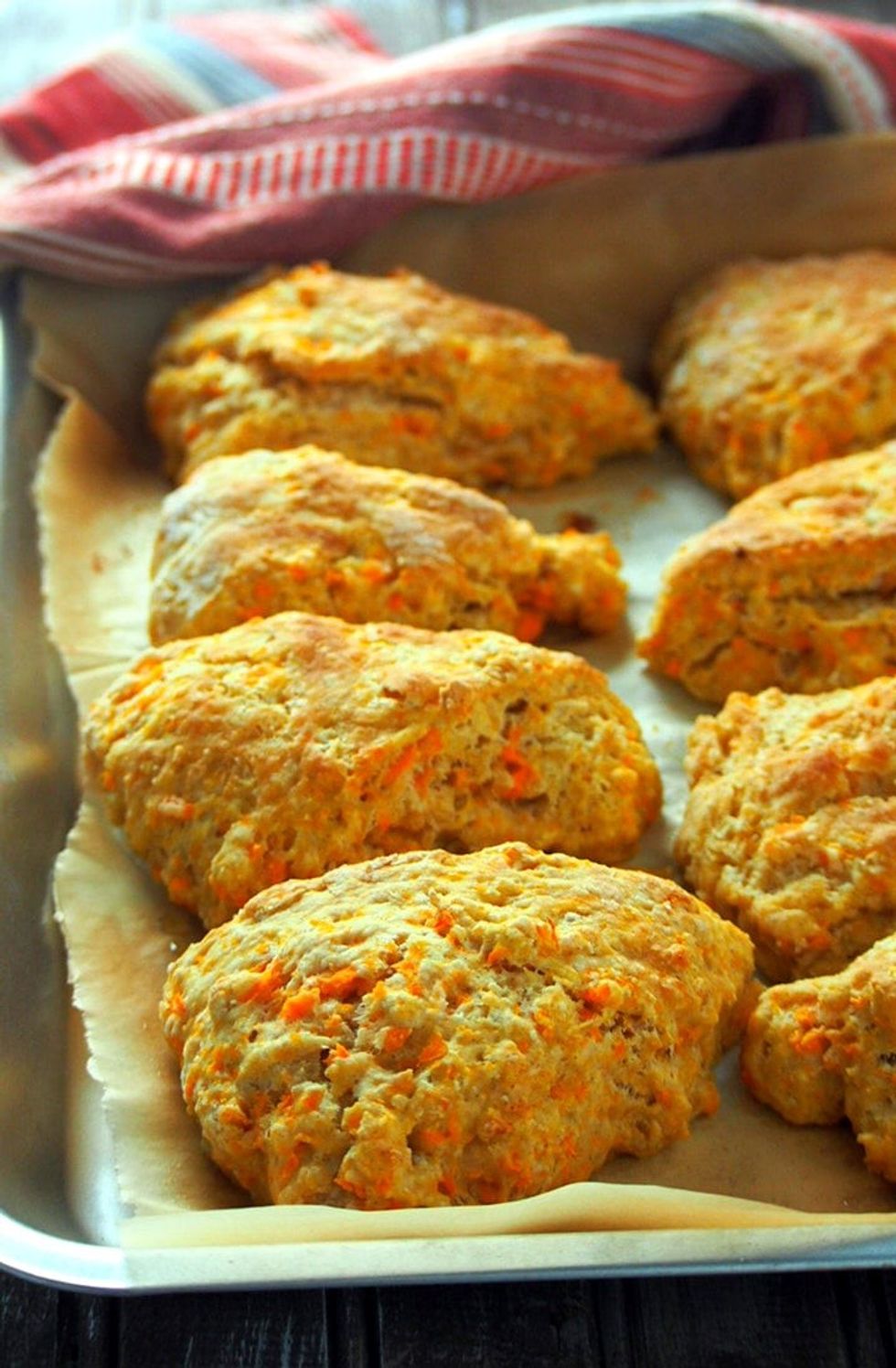 Sweet Potato Scones with Honey Glaze