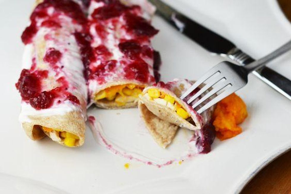 Sweet + Savory Enchiladas