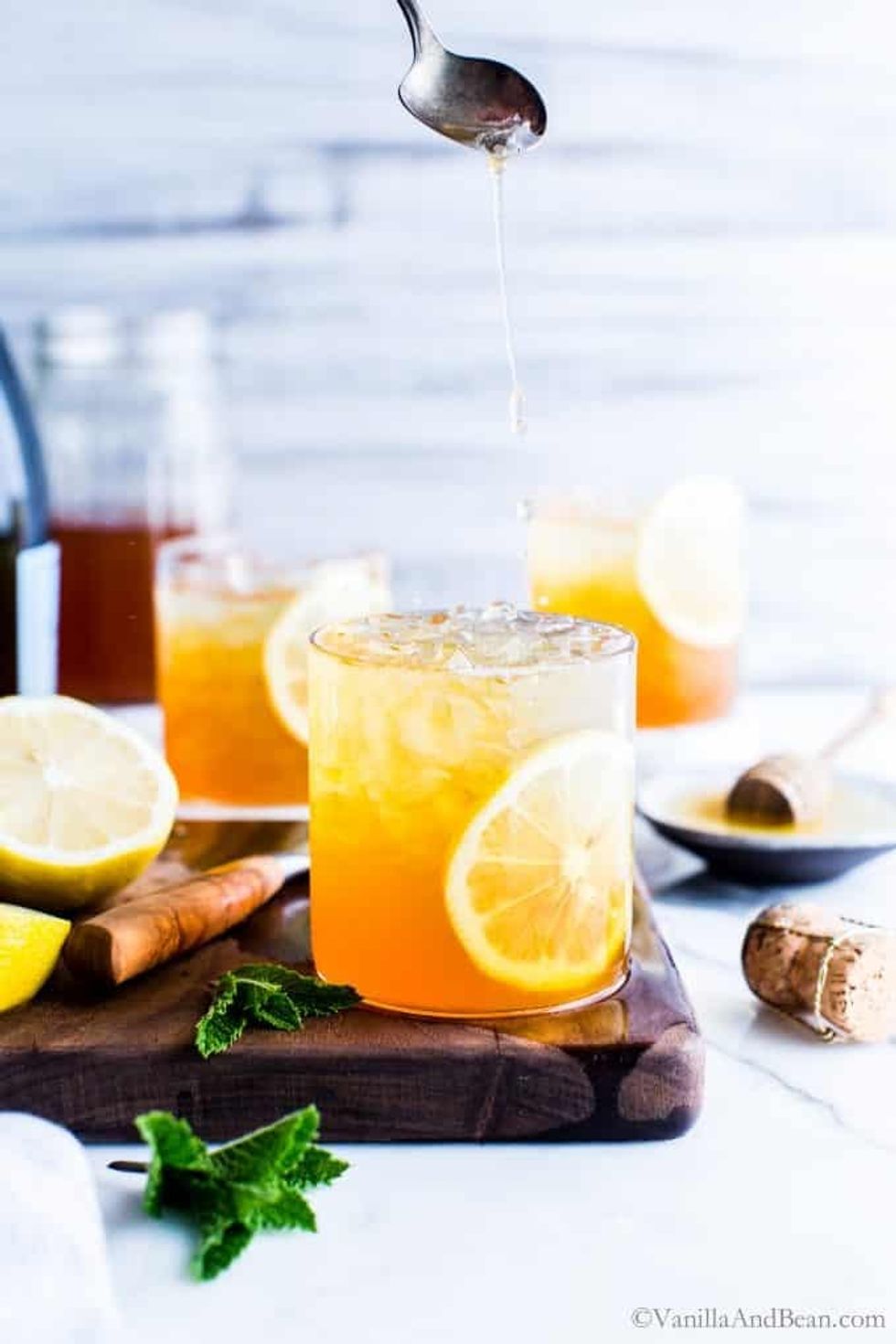 Sweet Tea Prosecco Cocktails