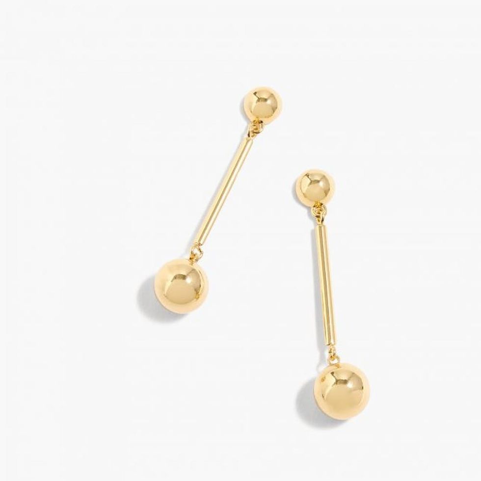 Swinging Drop Earrings Valentine's Day Outfit Idea