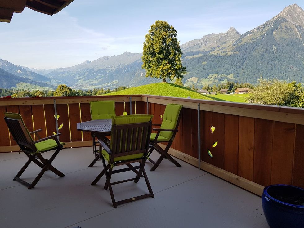 Switzerland chalet with mountain view