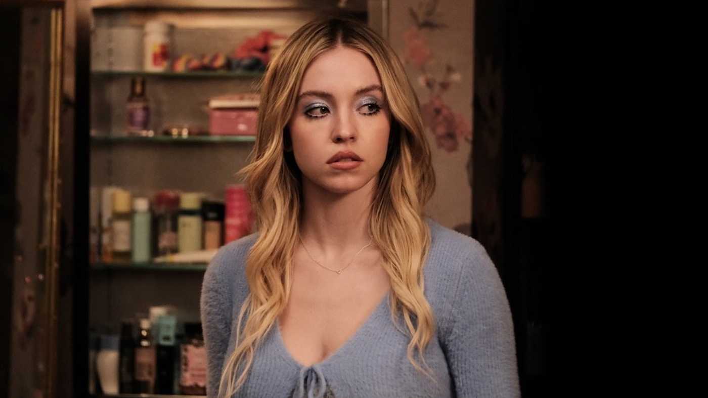 Sydney Sweeney in Euphoria on HBO Max