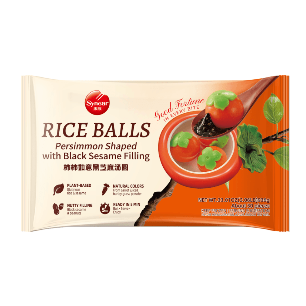 Synear Foods USA Persimmon-Shaped Sticky Rice Balls