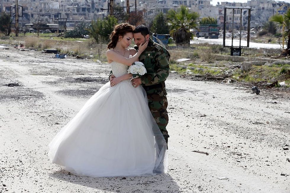 SYRIA-CONFLICT-DAILY LIFE-WEDDING