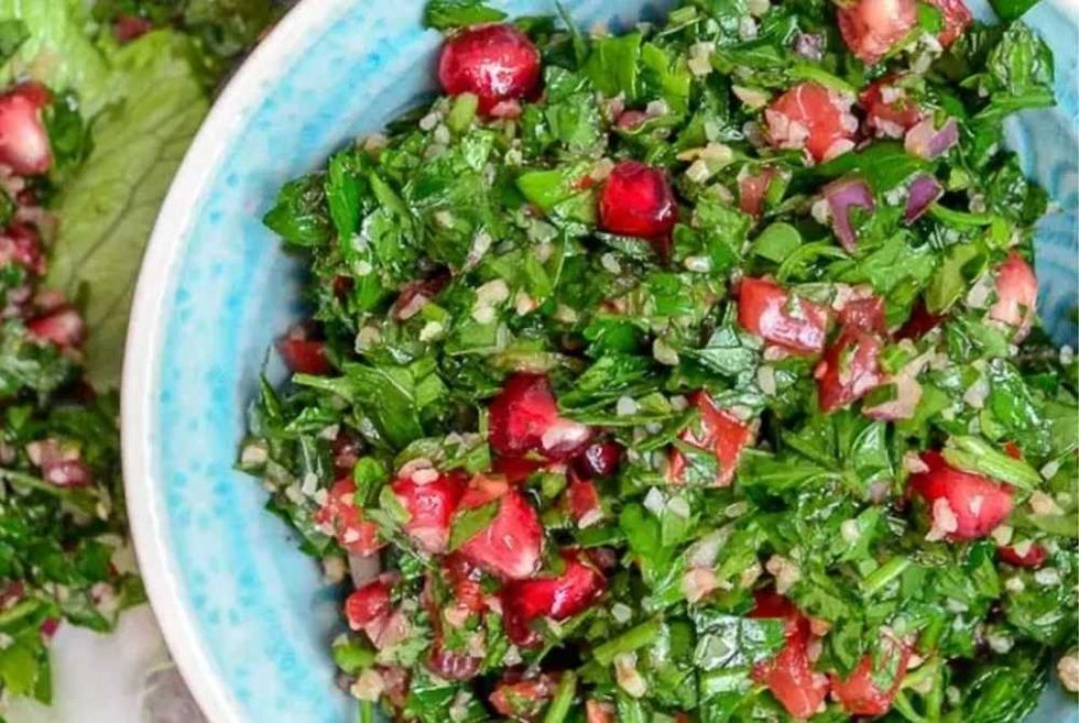 Tabbouleh With Pomegranate
