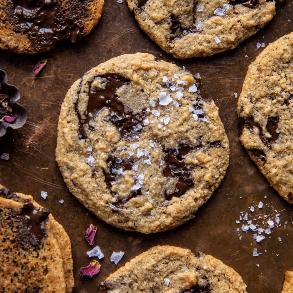 Tahini Chocolate Chip Cookies