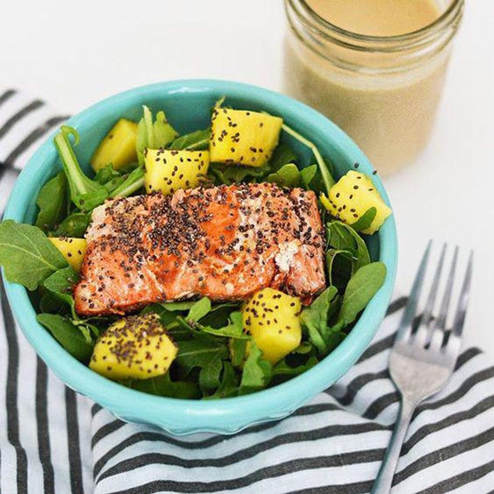 Tahini Salmon Salad