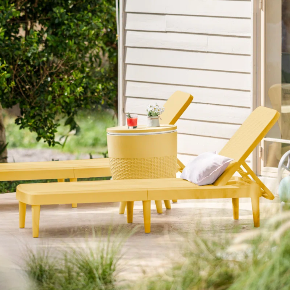 Tahiti Outdoor Resin Chaise Lounge Set