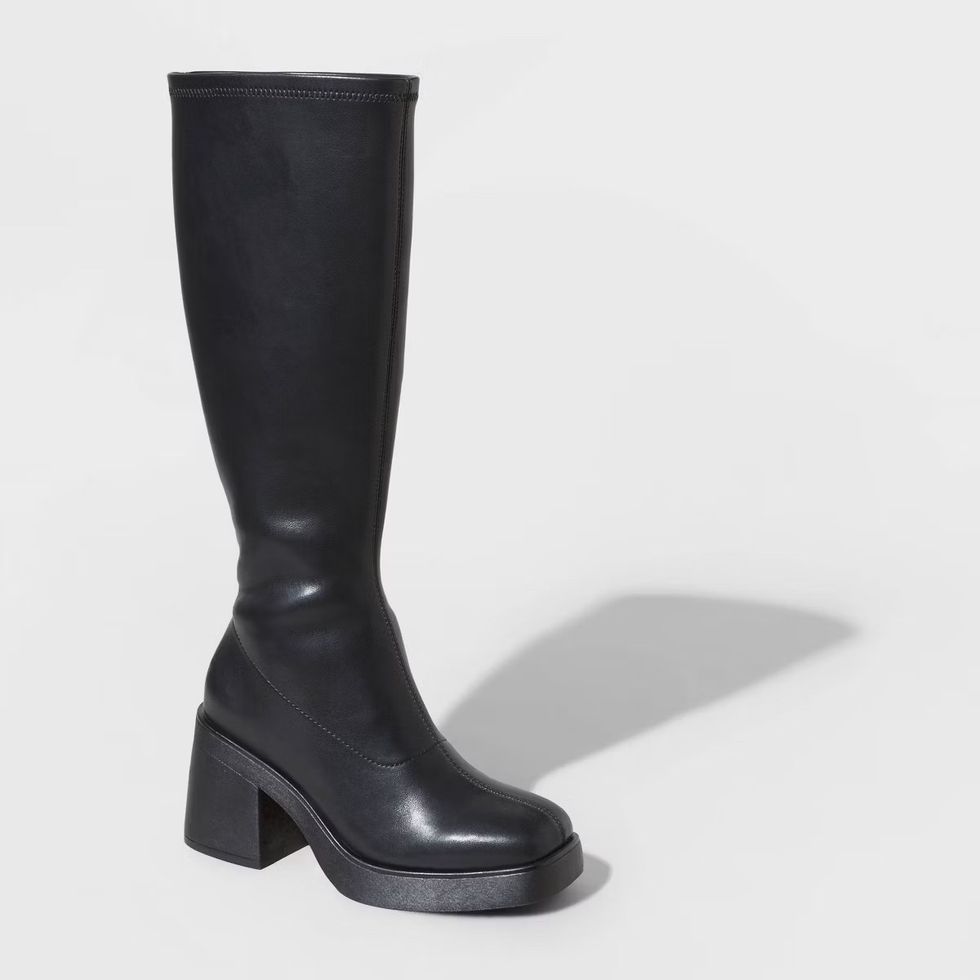 Tall Platform Stretch Boots