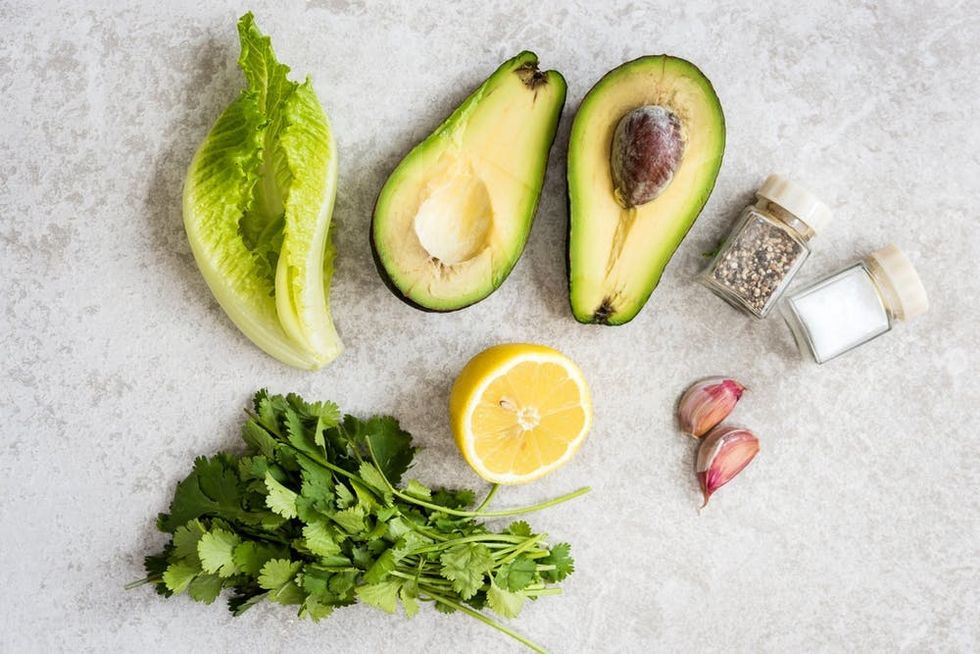 Tangy avocado dressing