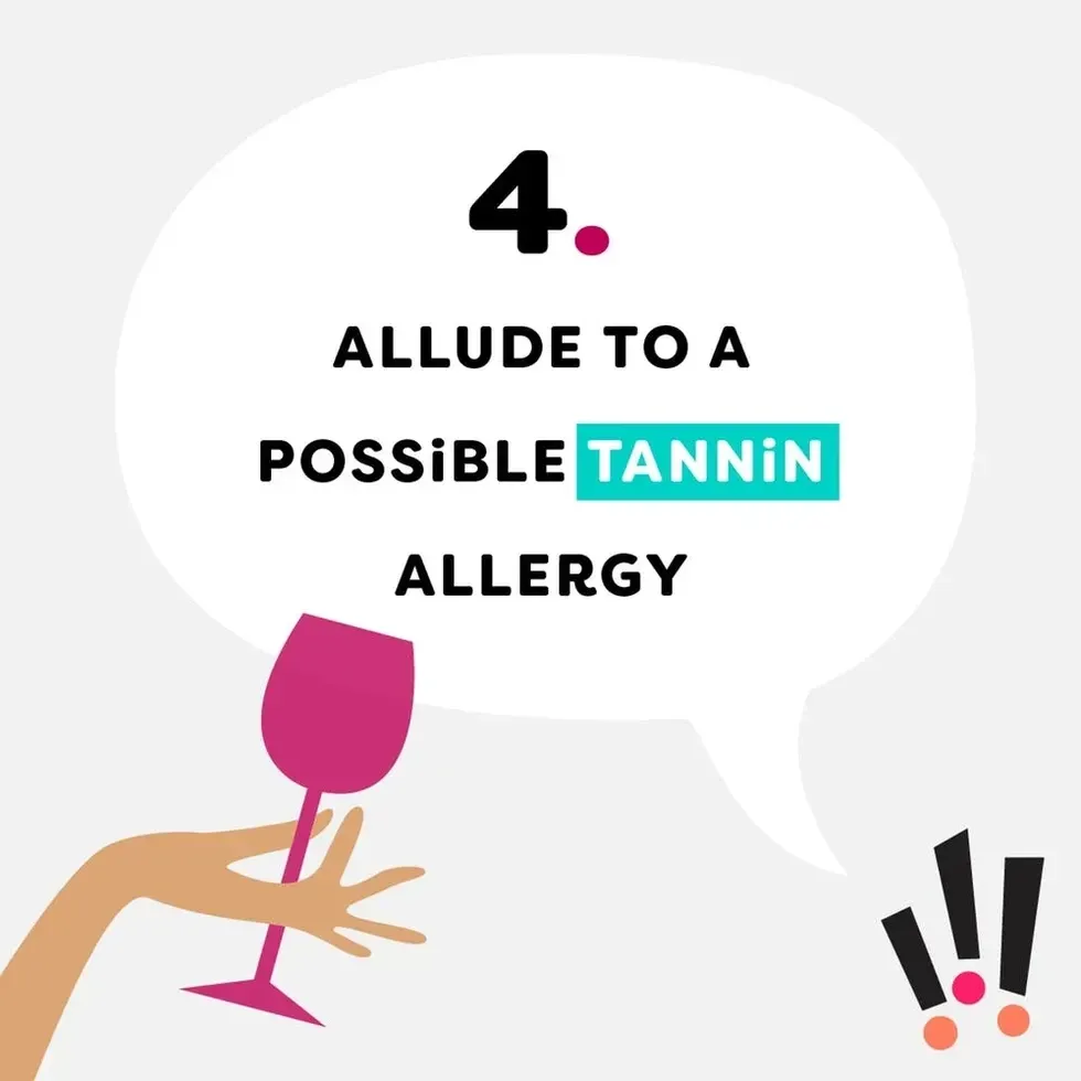 tannin allergy