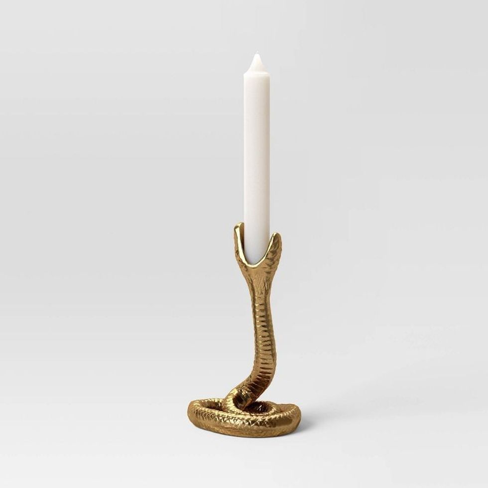 target fall decor snake candle holder