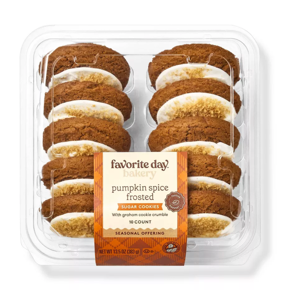 Target Favorite Day Harvest Pumpkin Spice Frosted Cookies