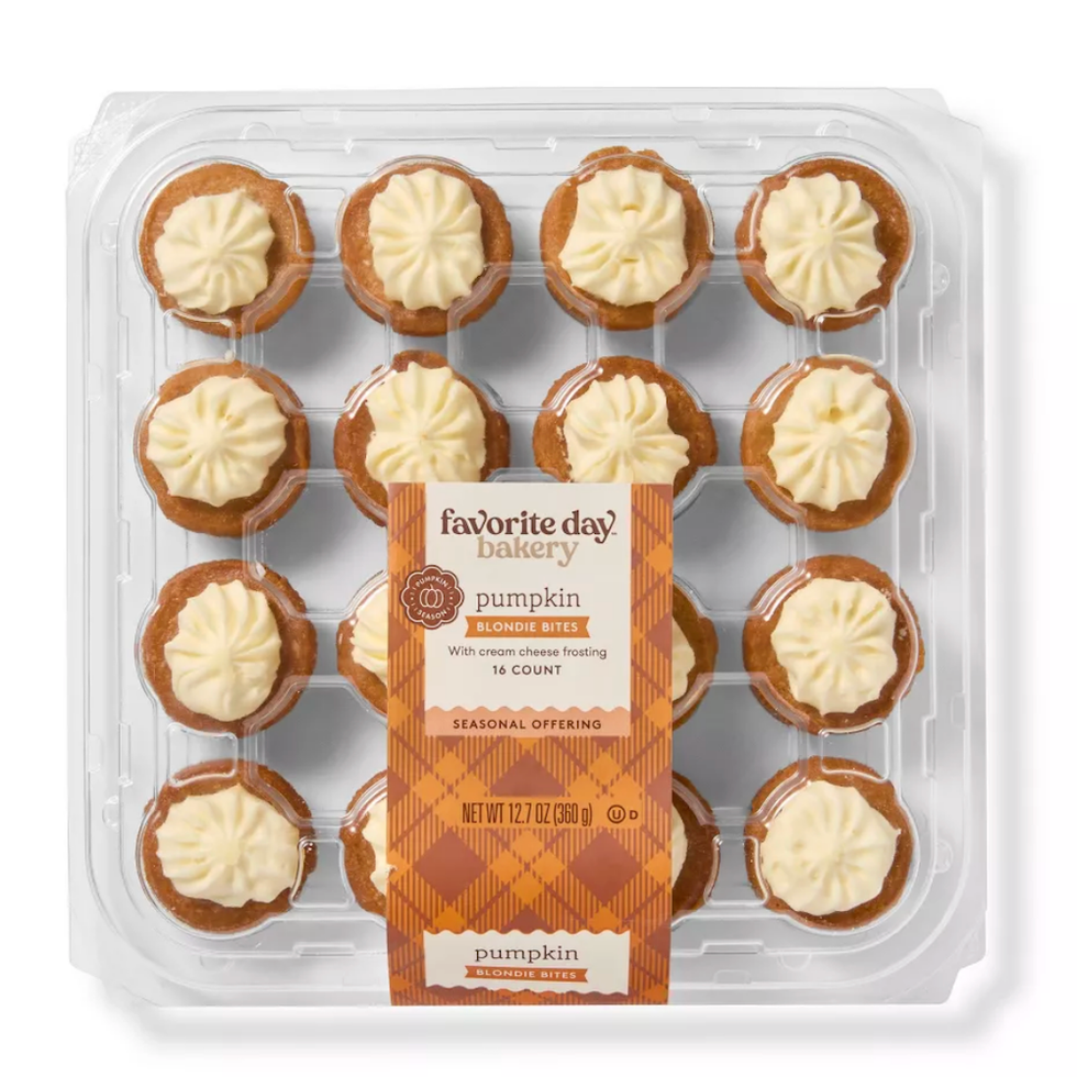 Target Favorite Day Pumpkin Bar Bites with Cream Cheese Frosting