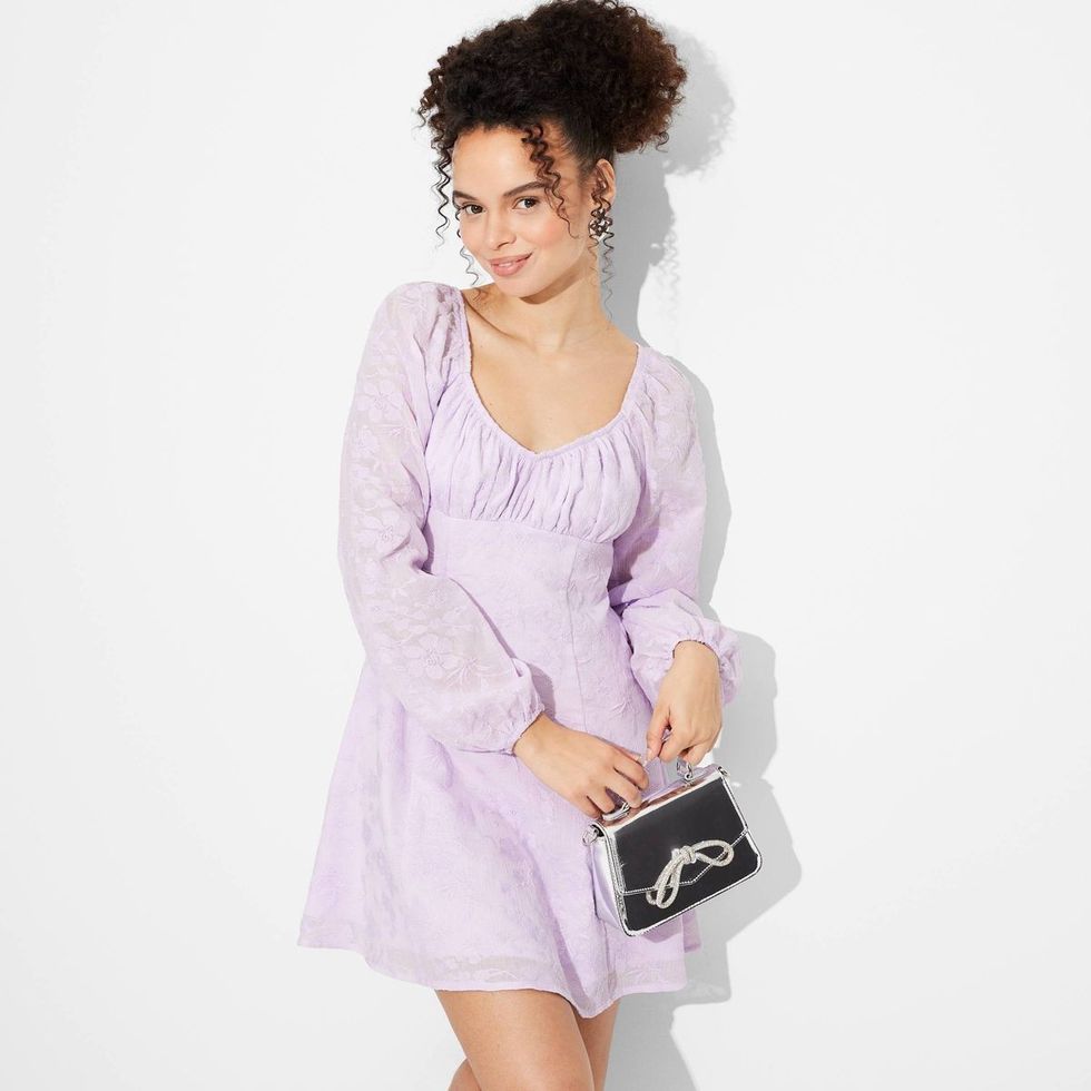 Target Long Sleeve Flare Dress