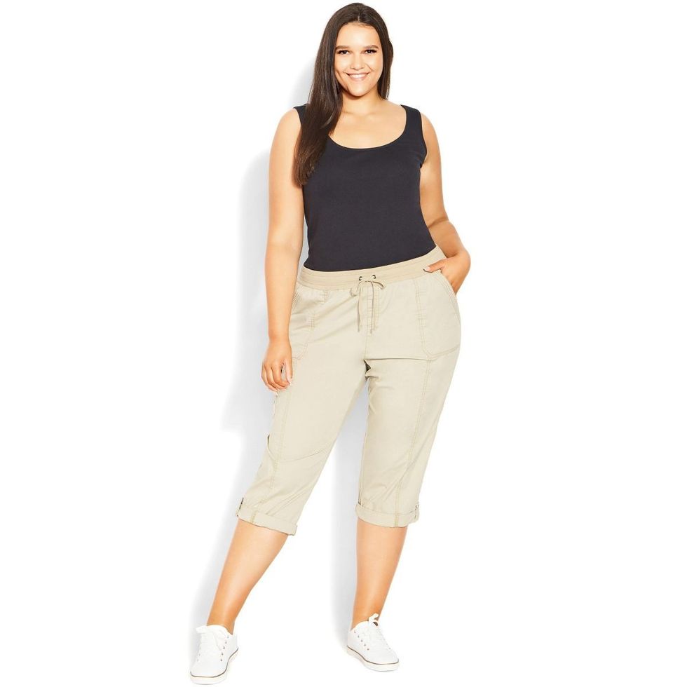 Target Plus Size Cargo Capri