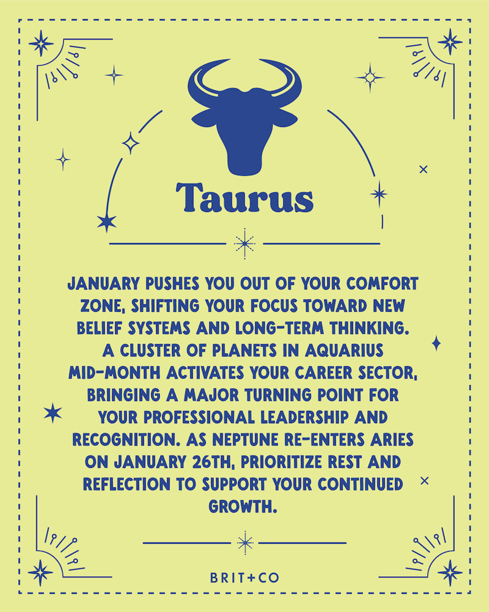 Taurus January Horoscope 2026